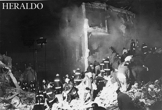 Atentado contra la casa cuartel de Zaragoza