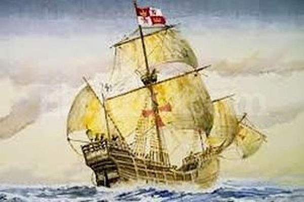 Se embarca por primera vez hacia el nuevo mundo