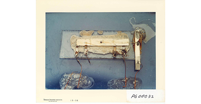 Assembled the prototype of the first integrated circuit