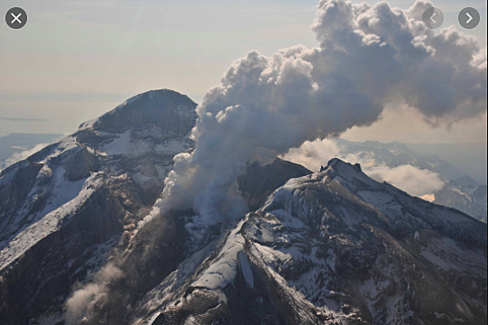 A lahar from the Mt. Redoubt volcano in Alaska flooded part of the oil terminal in Cook Inlet