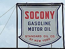 Socony-Vacuum se renombró a Socony Mobil Oil Company