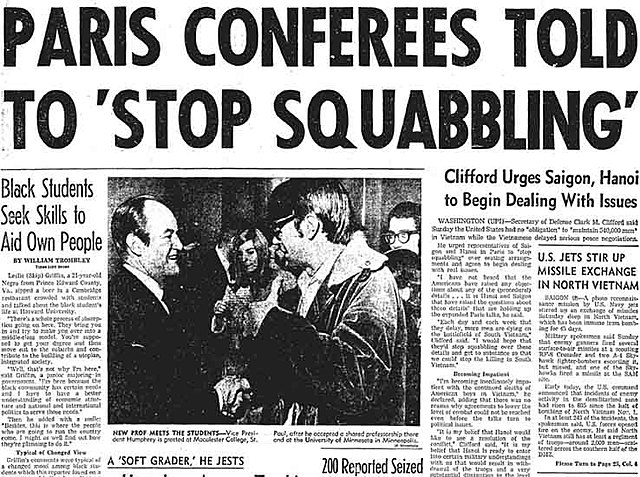 Paris peace talks begin