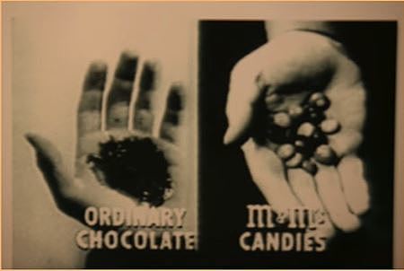 Reeves explota el mercado de M&M"s sobre la de Hersheys