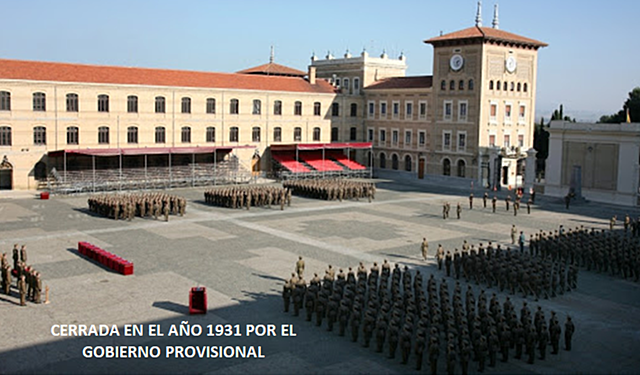 Cierre de la academia militar de Zaragoza