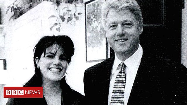 Lewinsky scandal breaks