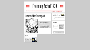 ECONOMY ACT (EUA)
