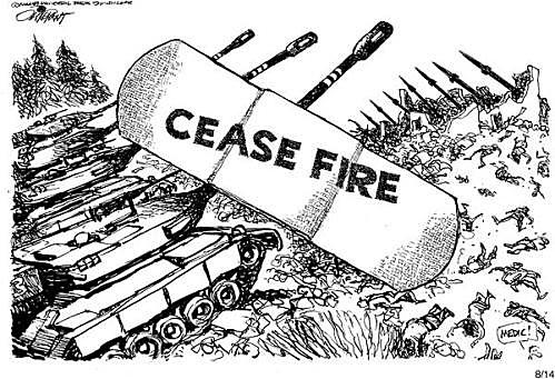 Cease fire suggested