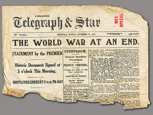 World War 1 Ends