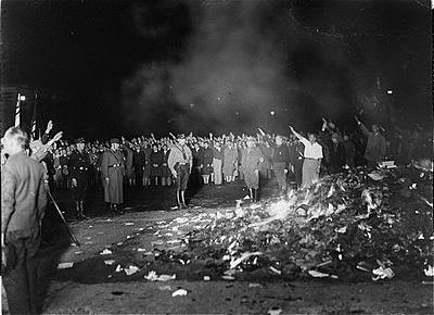 Nazi Book Burns Take Place