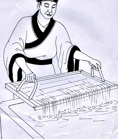 Papel hecho en China.