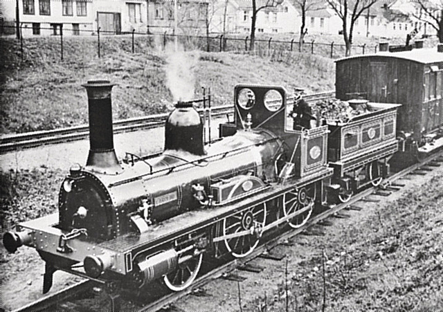 Den første jernbanen