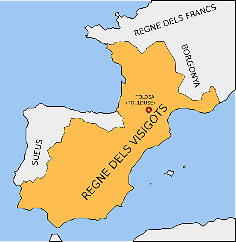 Formació del regne visigot de Toledo