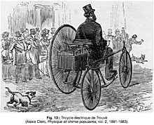 The first working car powered by electricity