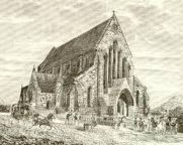 Church of England established.