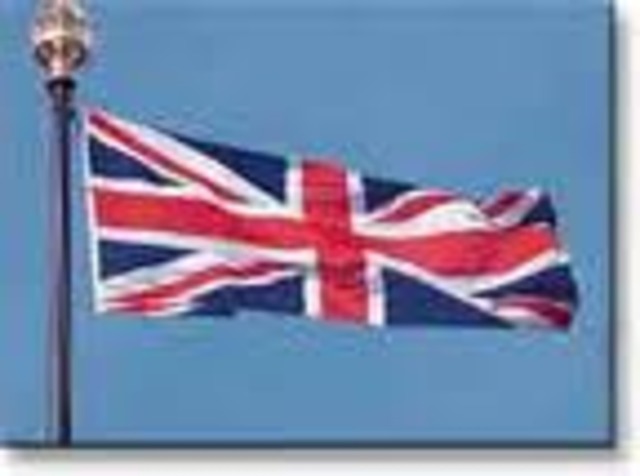 Union Jack becomes official flag.