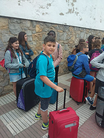I GO TO DELTA DEL ' EBRE WITH MY CLASS