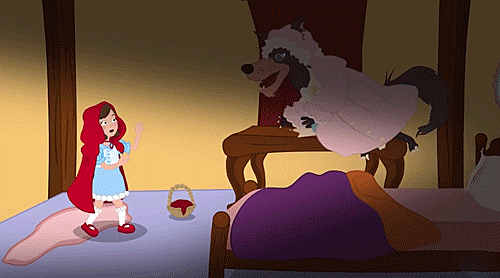 El lobo come a Caperucita