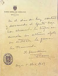 Abril de 1939	El general Franco hace público el último parte bélico el día 1: la guerra ha terminado con la victoria de quienes se habían sublevado tres años antes.