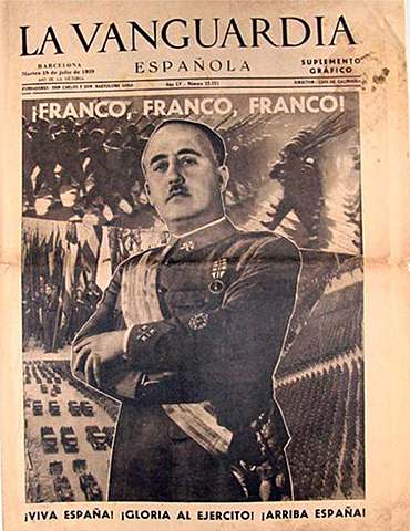 ZONA SUBLEVADA - Franco, Generalísimo y Jefe de Gobierno del Estado