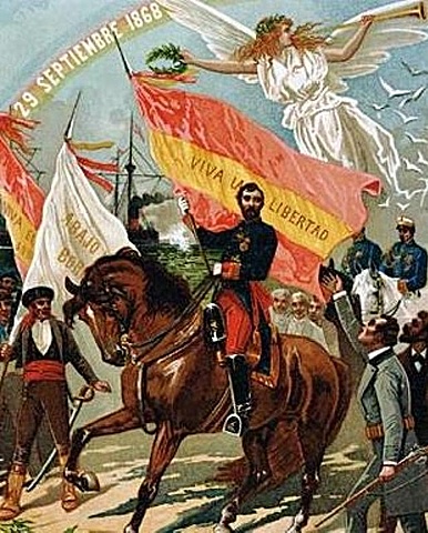 La Gloriosa, Revolución de 1868.