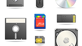 Timeline: Data storage in digital media