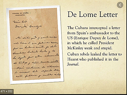 Publication of the De Lome Letter