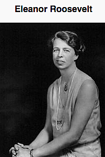Eleanor Roosevelt