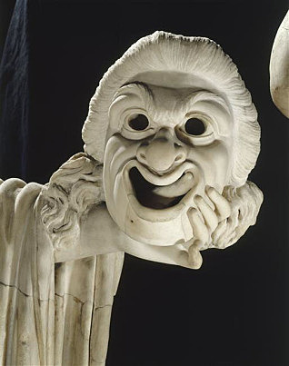 edad antigua en Roma, mascaras