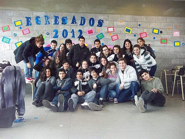 En el curso con todos mis compañeros...