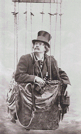 Primeira fotografia aérea e patenteamento do levantamento aéreo