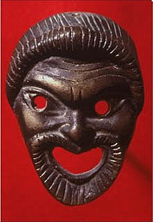 edad antigua Grecia, mascaras