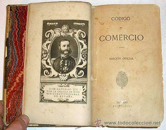 Codigo de Comercio Español de 1885