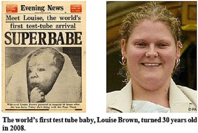 First Test-Tube Baby Born