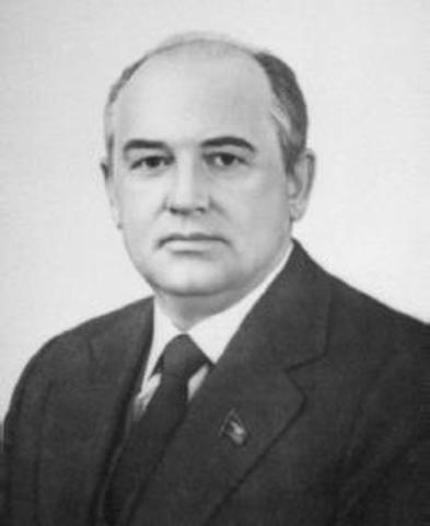 Mikhail Gorbachev takes control of USSR