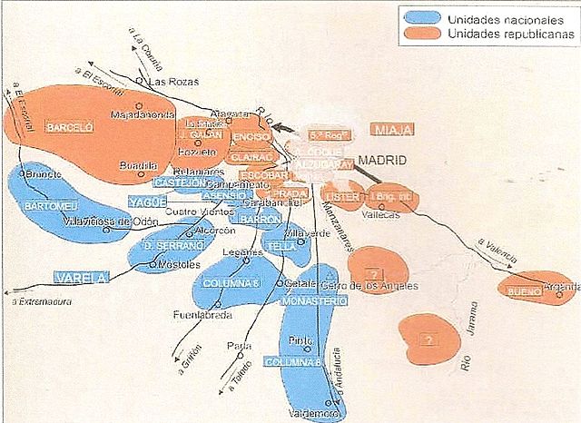 Comienzo de la Batalla de Madrid