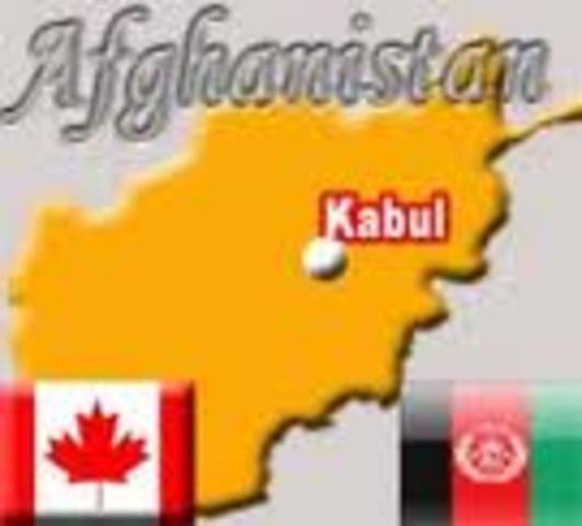Canada with NATO enters Afghanistan