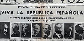 Proclamación de la Segunda Republica