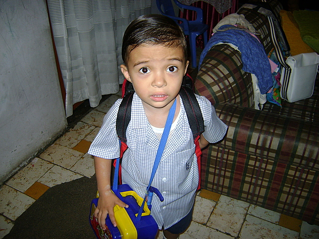 my first day in school
