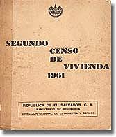 Segundo Censo de Vivienda Urbana de El Salvador