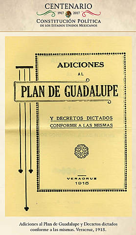 Venustiano Carranza lanza el Plan de Guadalupe