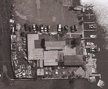 Fotografia aérea da Ilha de South Padre no Texas, EUA