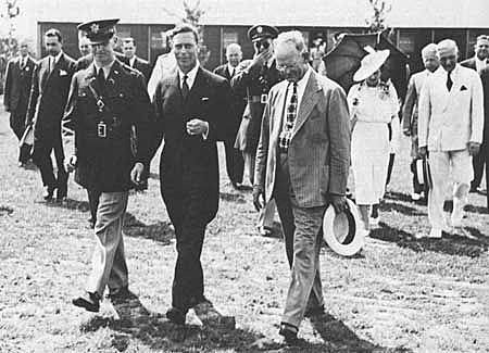 The royals tour the camps