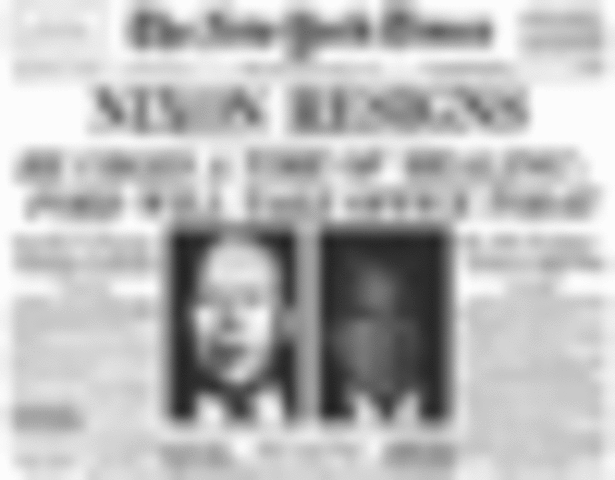 Nixon Resigns