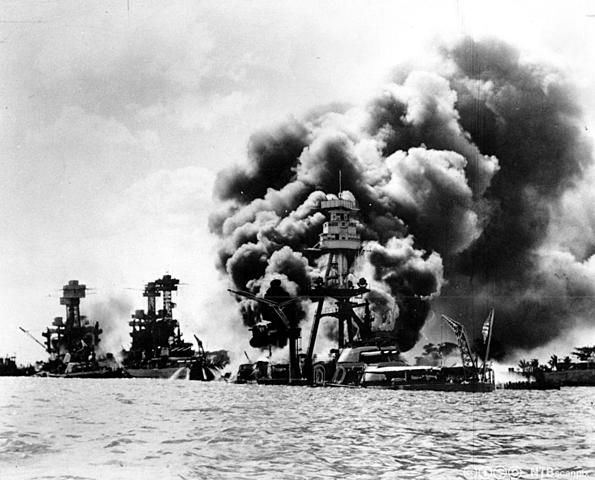 Pearl Harbour senket av japanske skip