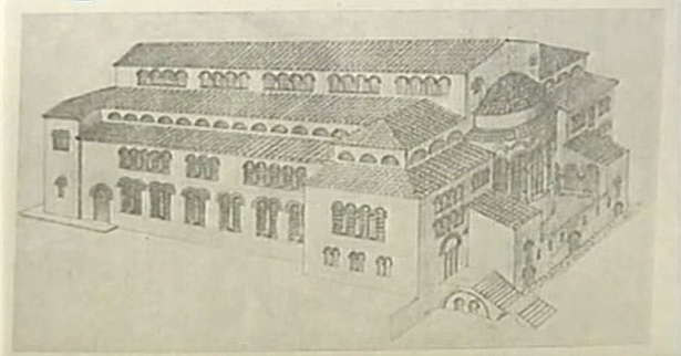 640 μ.Χ. Ύστερα από καταστροφή από πυρκαγιά ανοικοδομήθηκε με κάποιες διαφοροποιήσεις