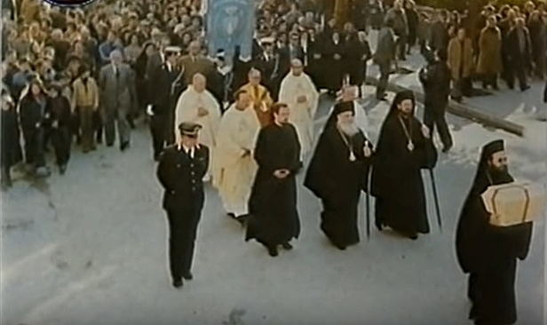 1978 μ.Χ Το 1978 τα λείψανα του Αγίου επέστεψαν από το Αββαείο του Αγίου Λαυρεντίου στο Κάμπο της Ιταλίας.