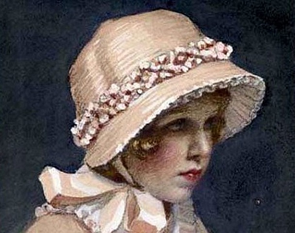 The hat of the 19th century-women
