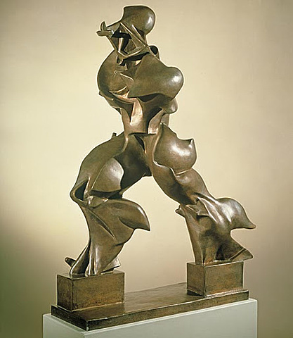 Formes úniques de continuïtat en l’espai, escultura futurista d’Umberto Boccioni.