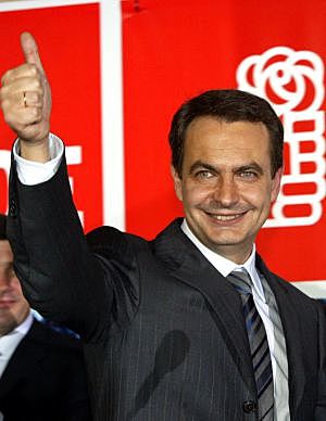 Victoria del PSOE liderado por Rodríguez Zapatero