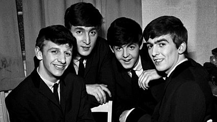 Surt la banda britànica Els Beatles.